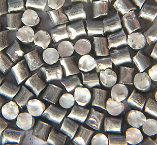 Carbon steel cut wire shot for cleaning and peening